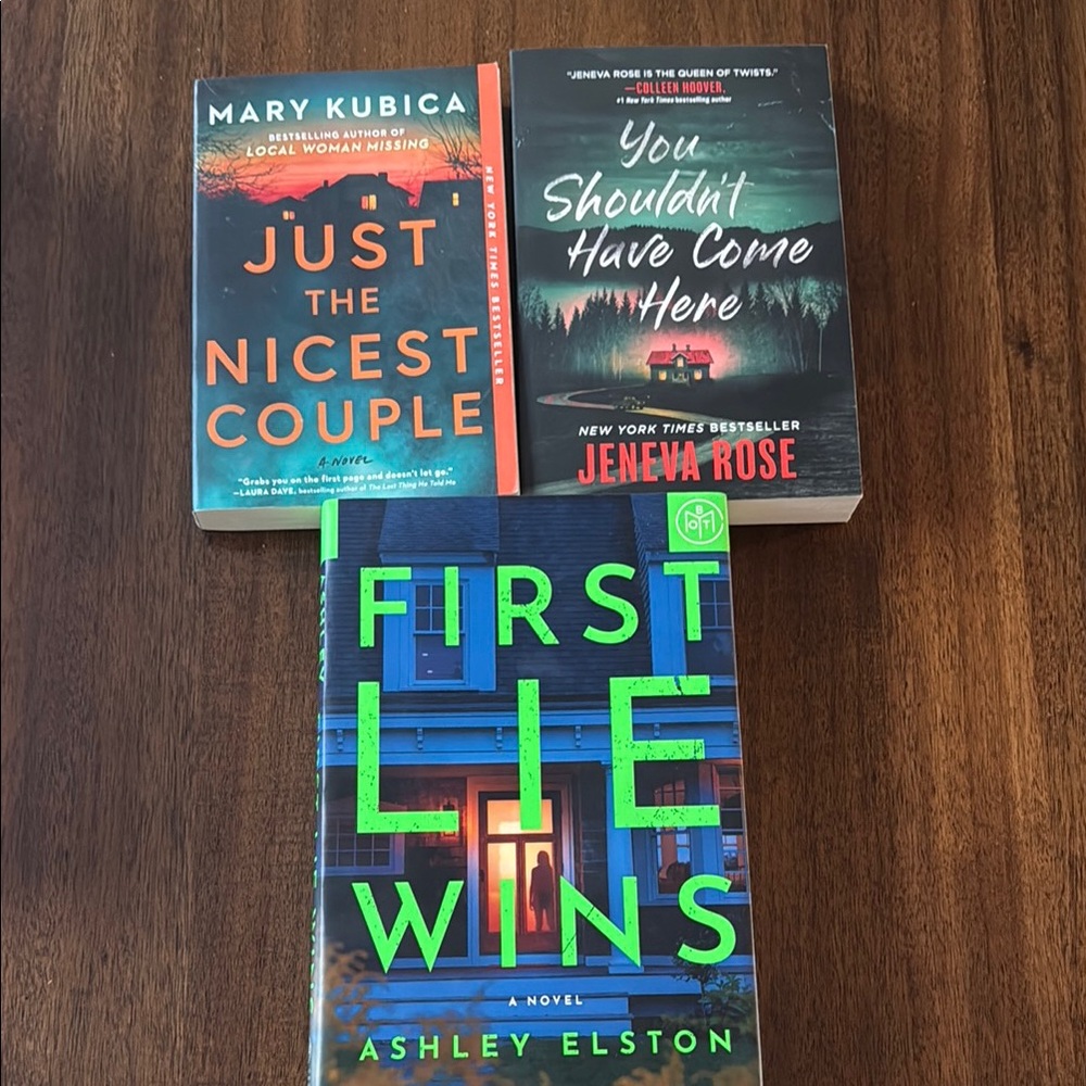 Set of Three Mystery Novels